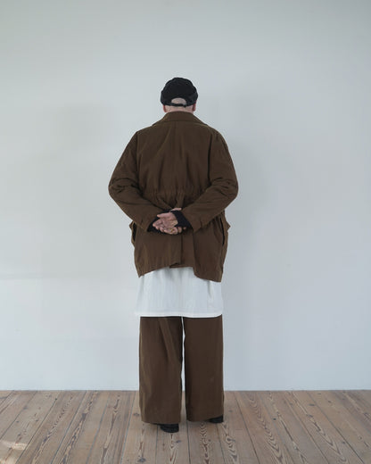 Oiled Wax Washed Moleskin 6-pocket Coverall