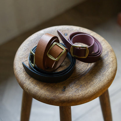 Leather Belt - フリーベルト