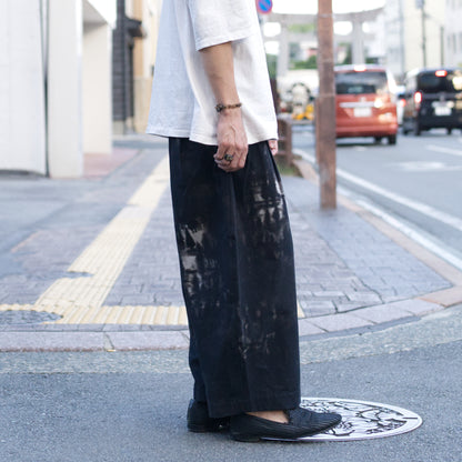 Sankayo trousers - Fog forest denim