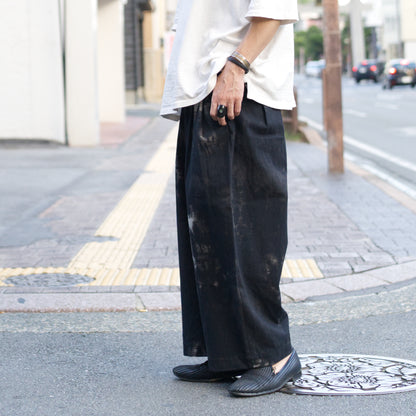 Sankayo trousers - Fog forest denim