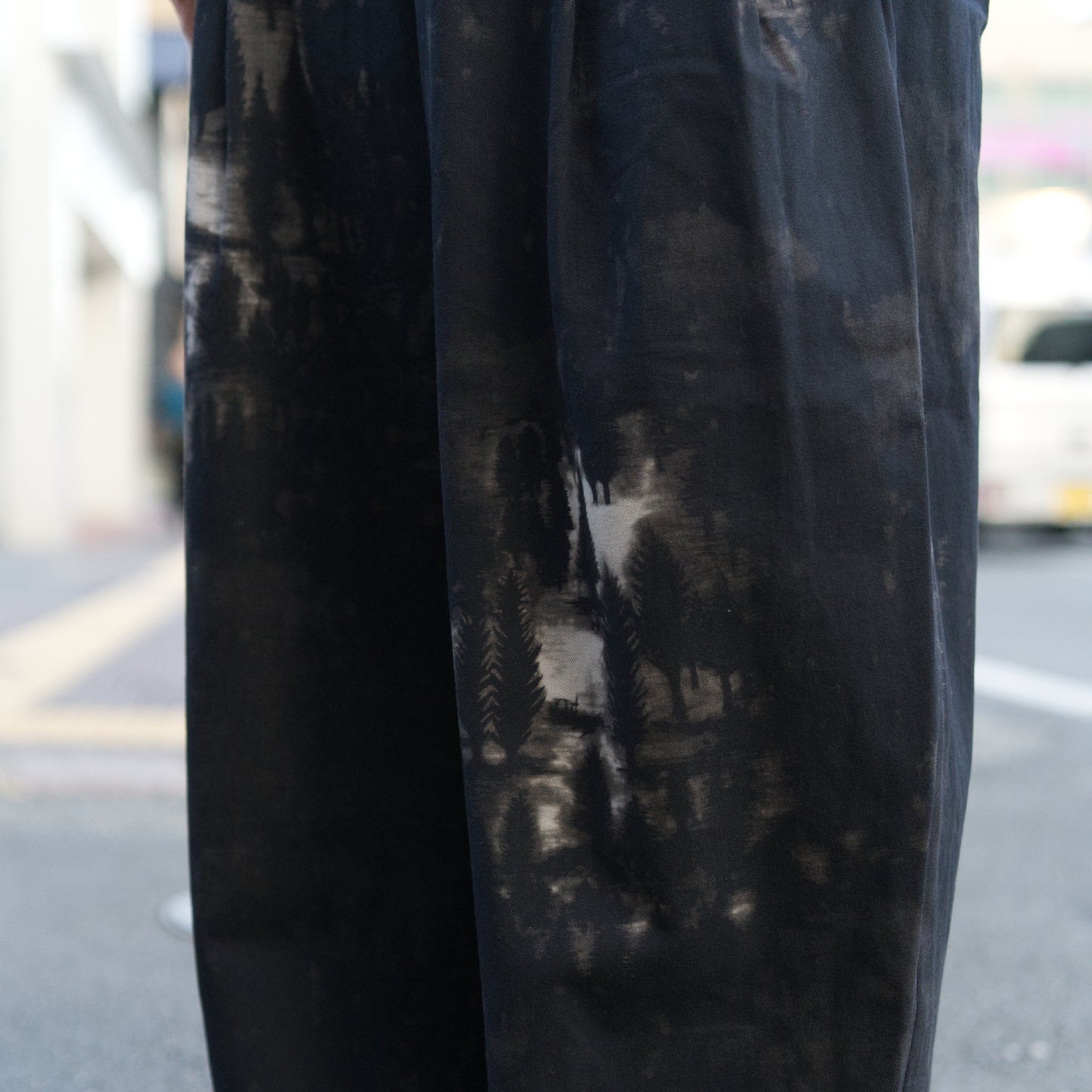 Sankayo trousers - Fog forest denim