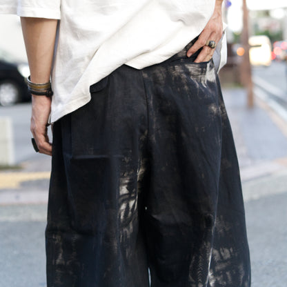 Sankayo trousers - Fog forest denim