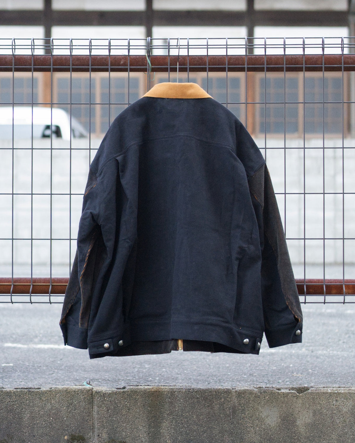 Indigo Vintage Corduroy Docking Denim Jacket