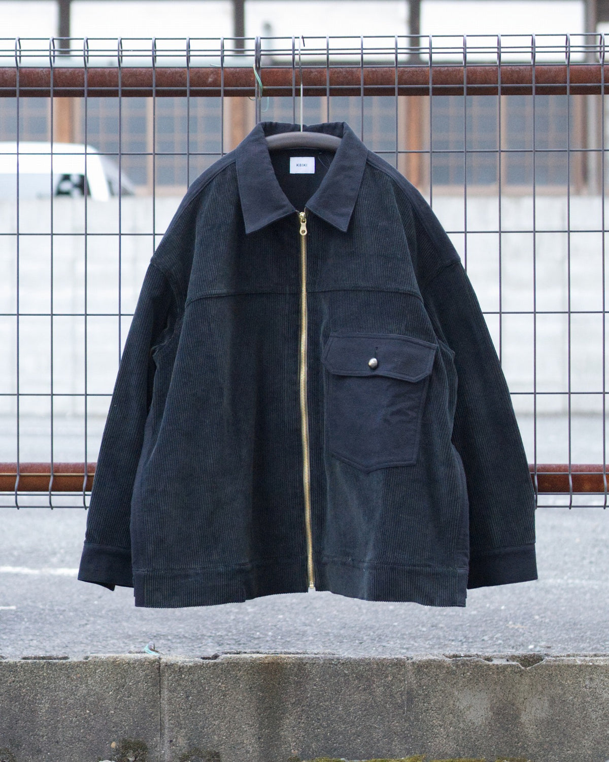 Indigo Vintage Corduroy Docking Denim Jacket