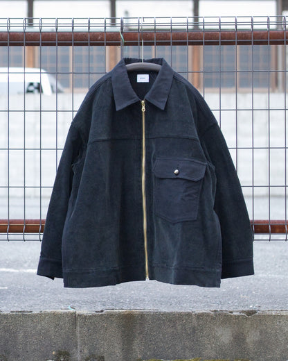 Indigo Vintage Corduroy Docking Denim Jacket