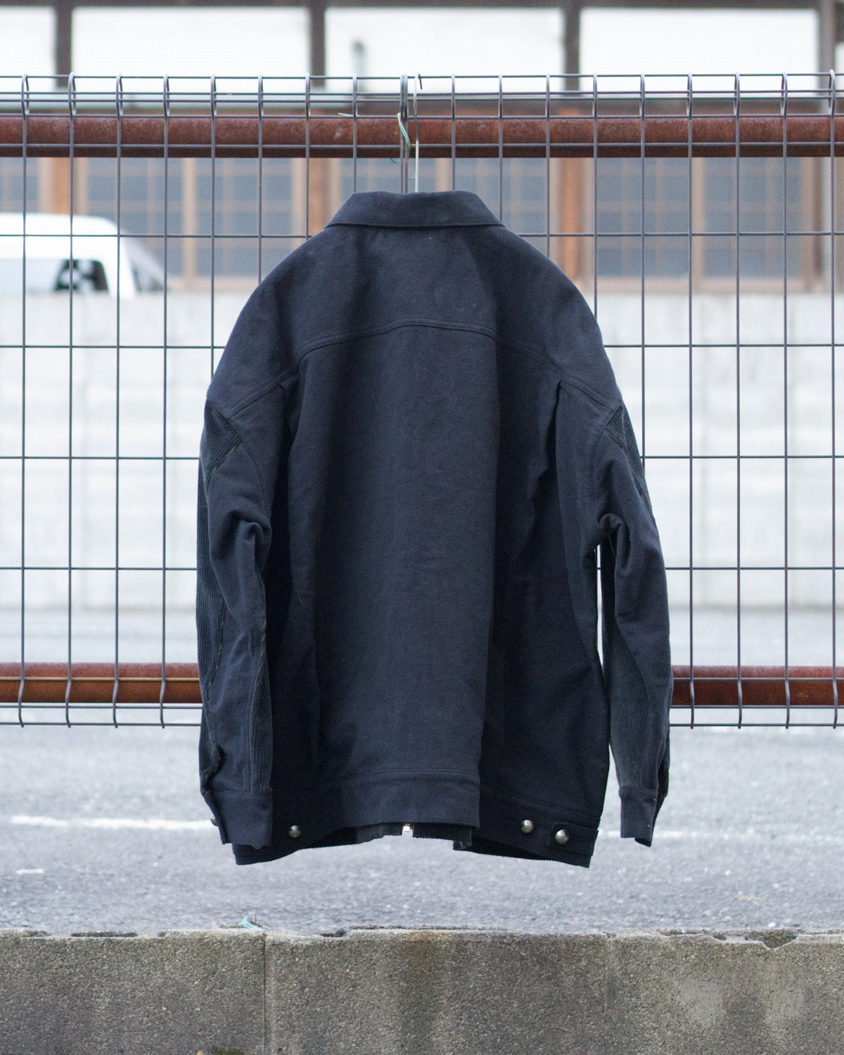 Indigo Vintage Corduroy Docking Denim Jacket