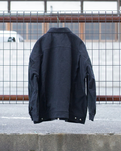Indigo Vintage Corduroy Docking Denim Jacket