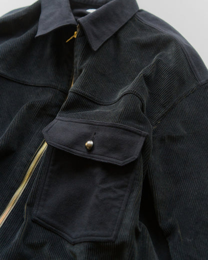 Indigo Vintage Corduroy Docking Denim Jacket