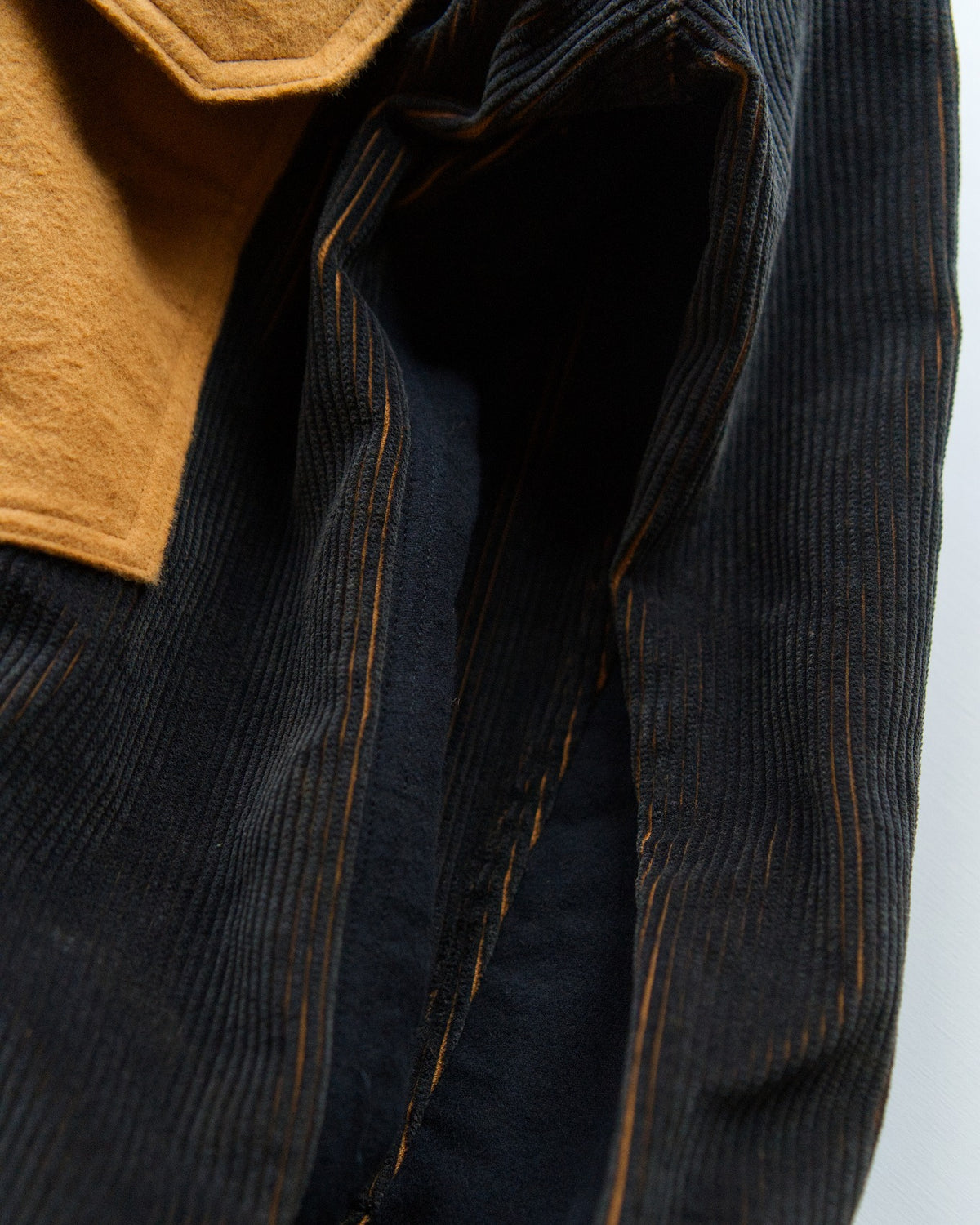 Indigo Vintage Corduroy Docking Denim Jacket
