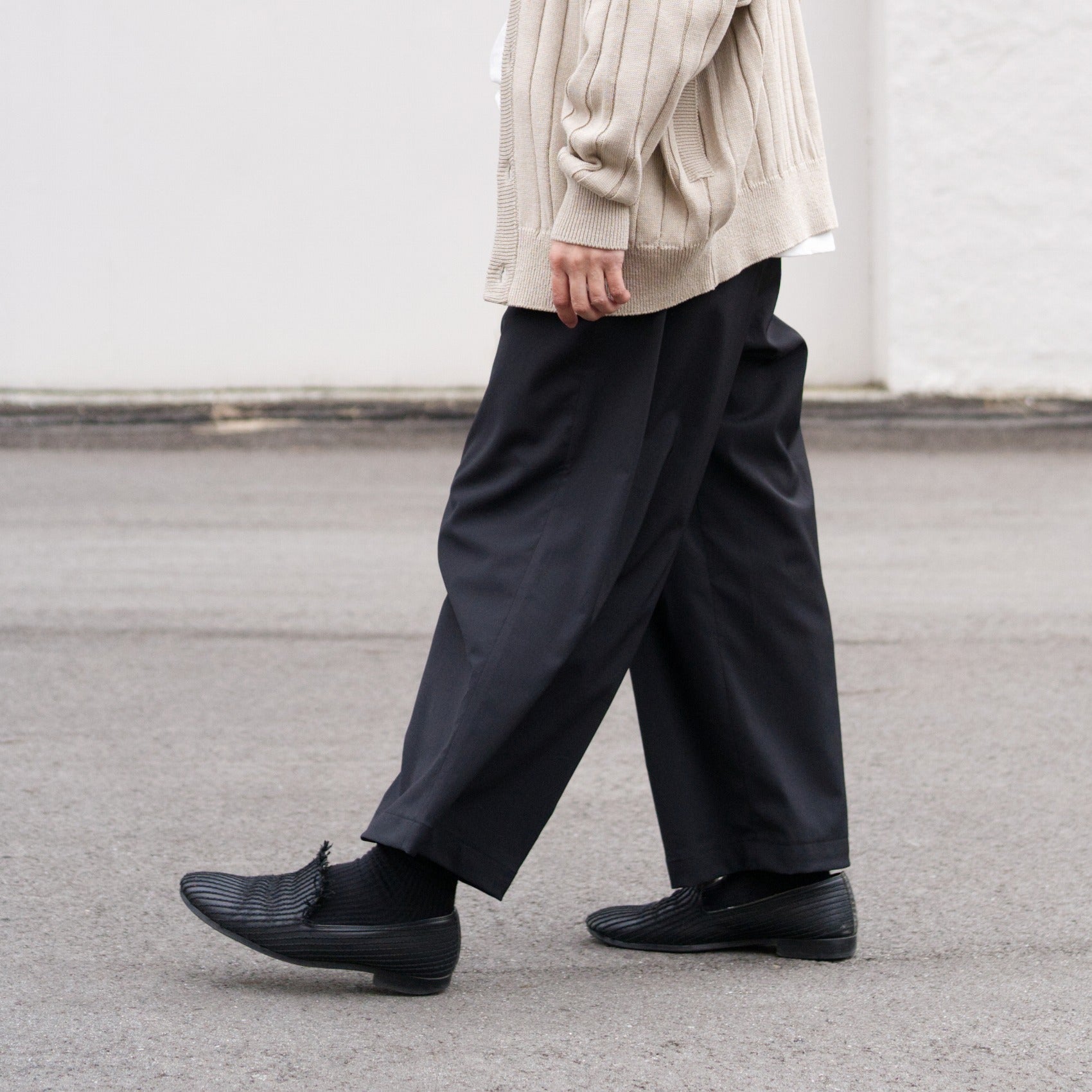 YOKO SAKAMOTO/Yoko Sakamoto Suit Baggy Trousers-ajouter Ajuute 