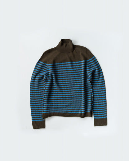Stripe Turtleneck Top