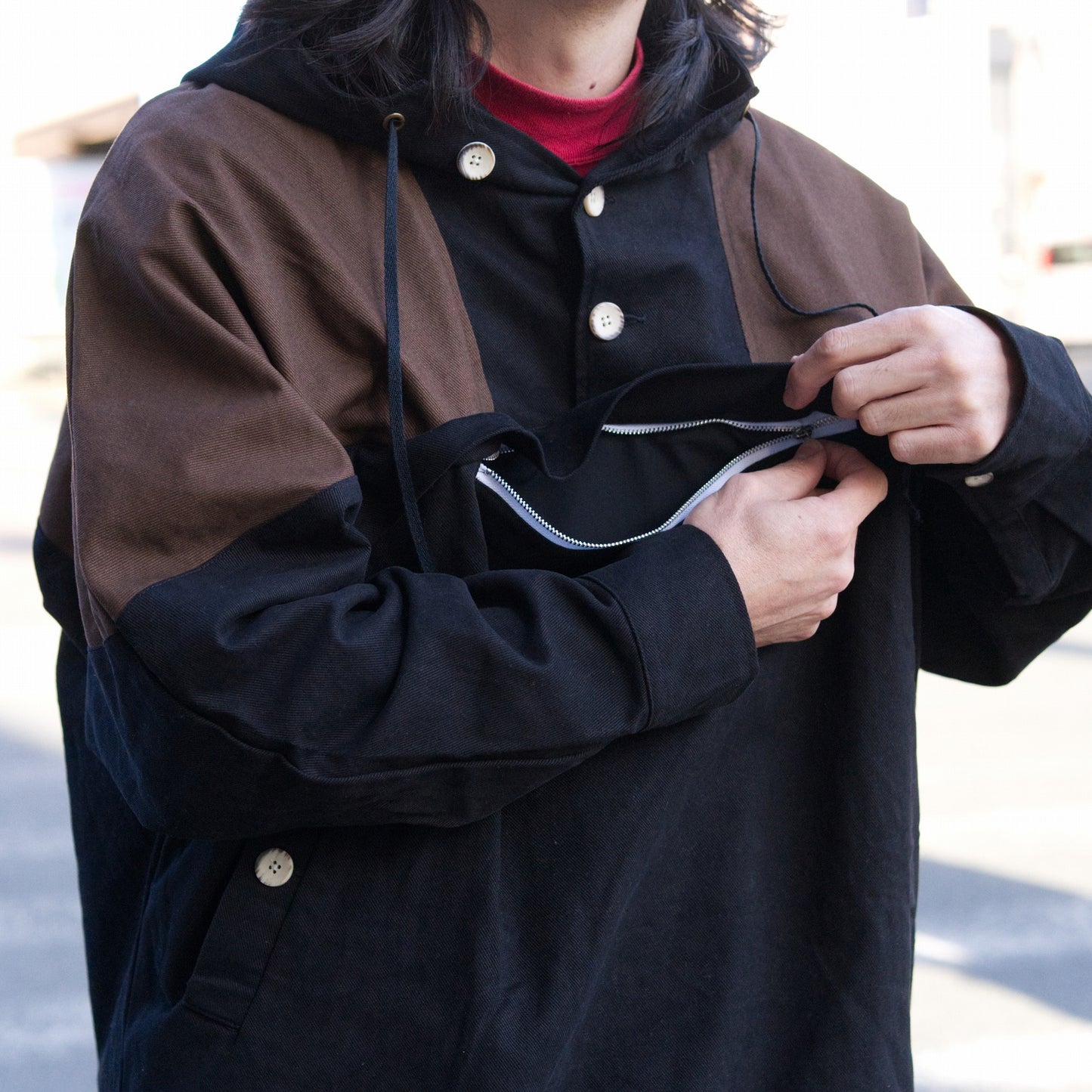 HV 2TONE SHIRTS ANORAK