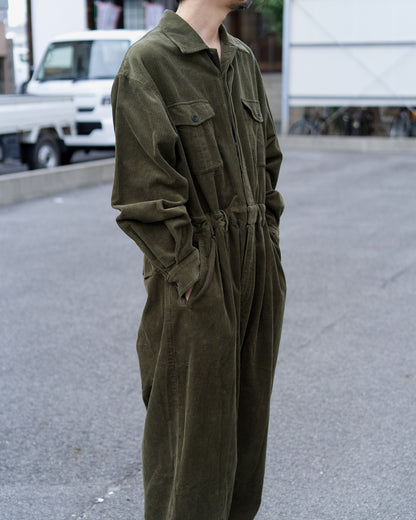 Vintage Washed Corduroy Euromilitary Jumpsuit