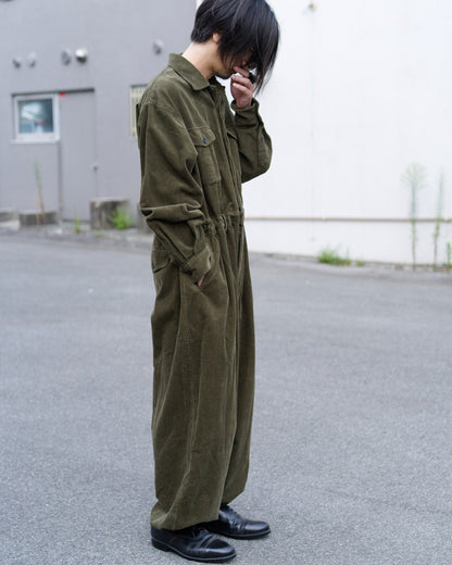 Vintage Washed Corduroy Euromilitary Jumpsuit
