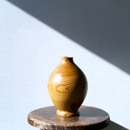 Wooden vase