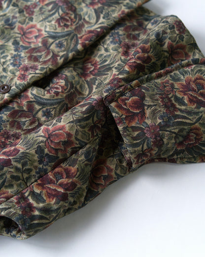 Railway waistcoat - Train seat pattern print