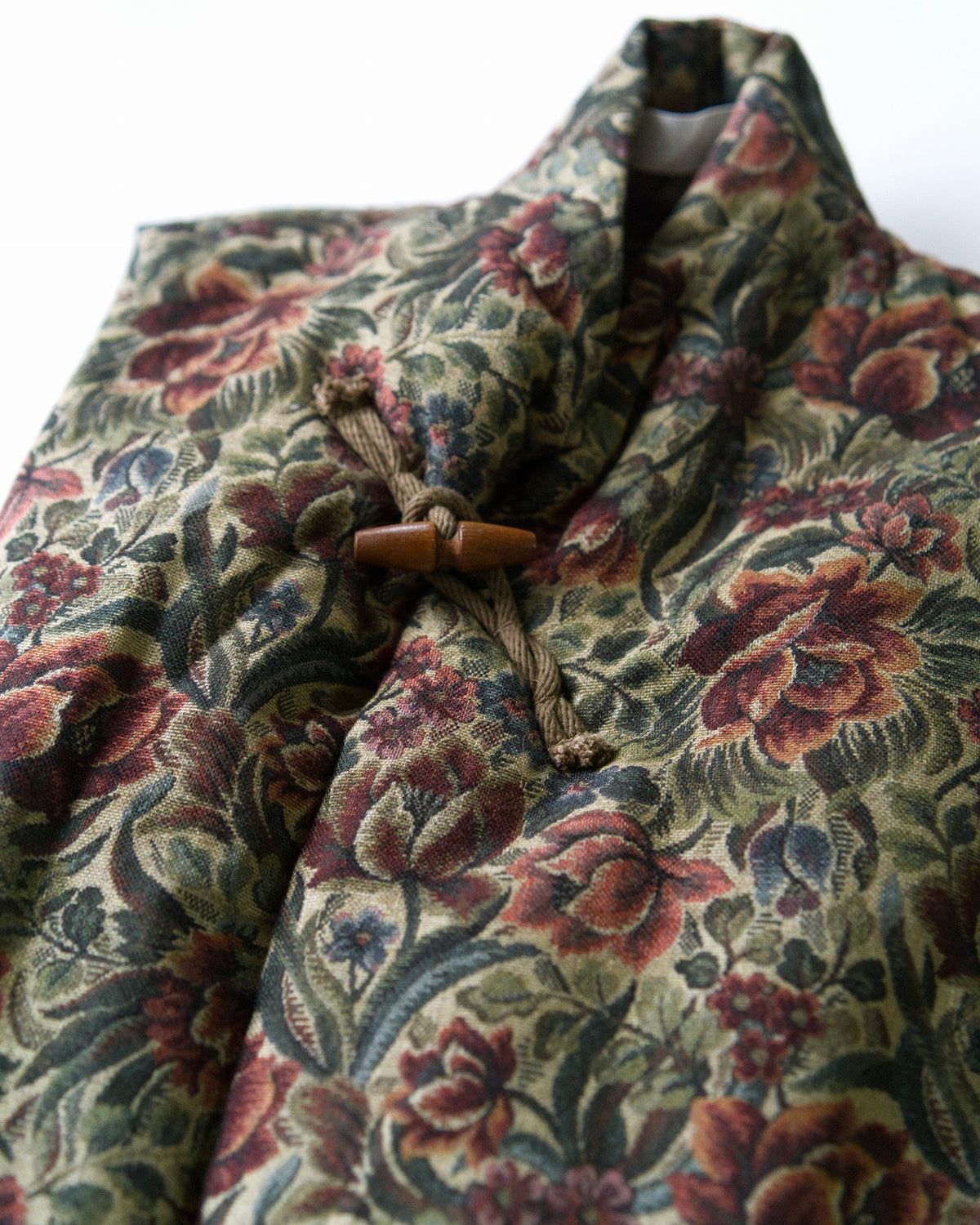 Railway waistcoat - Train seat pattern print