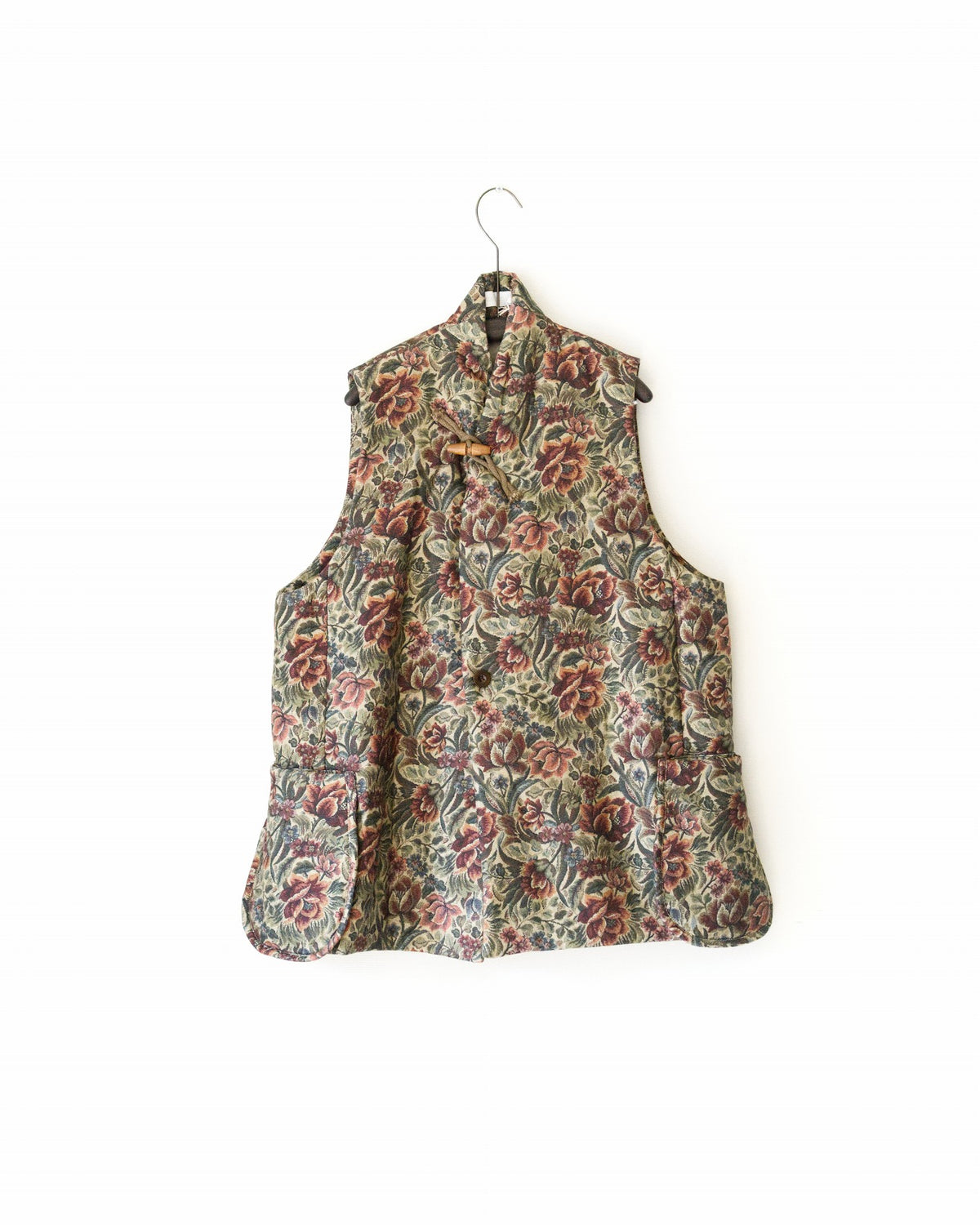 Railway waistcoat - Train seat pattern print