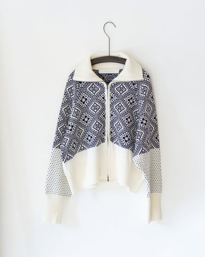 Memorial zip cardigan