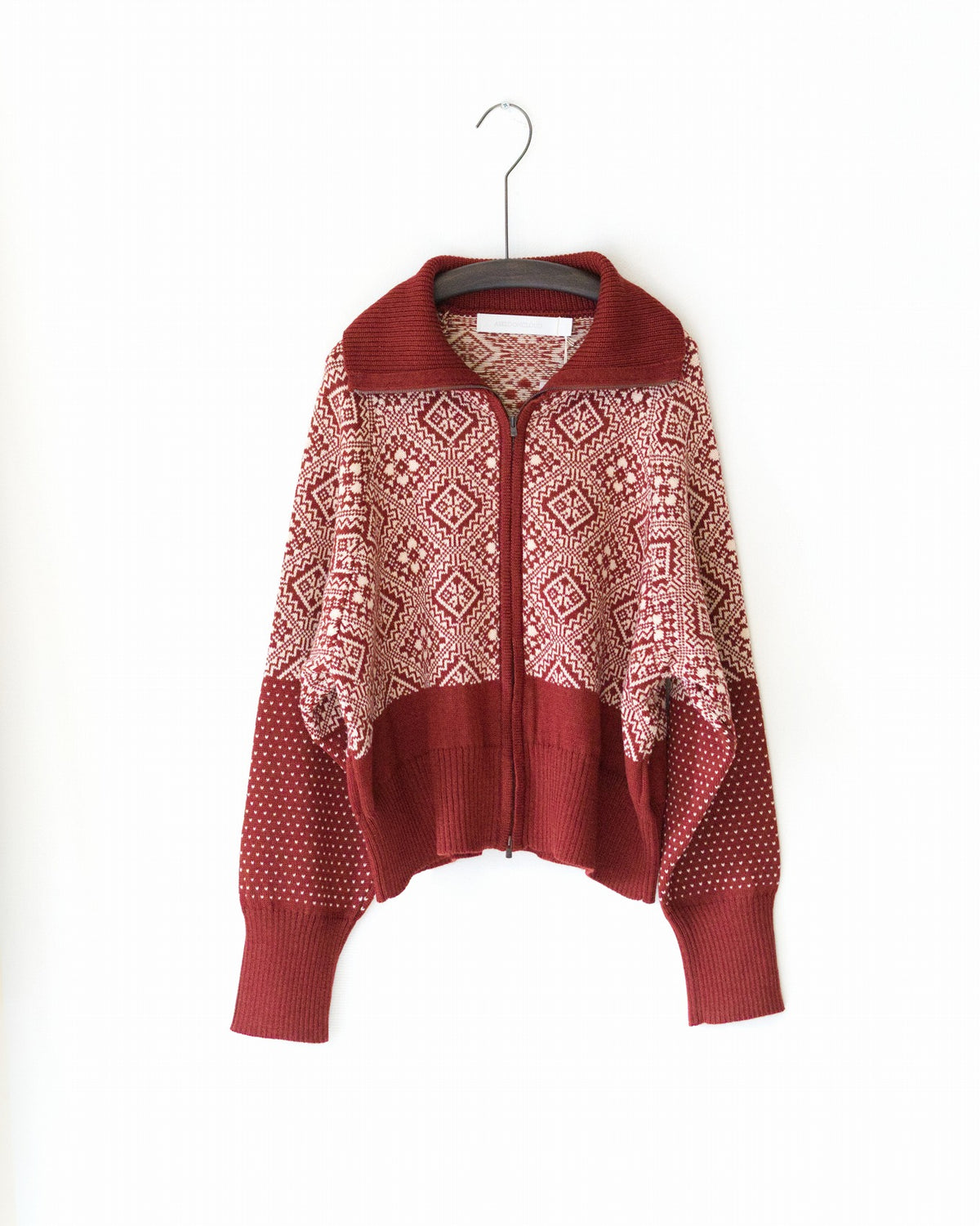 Memorial zip cardigan
