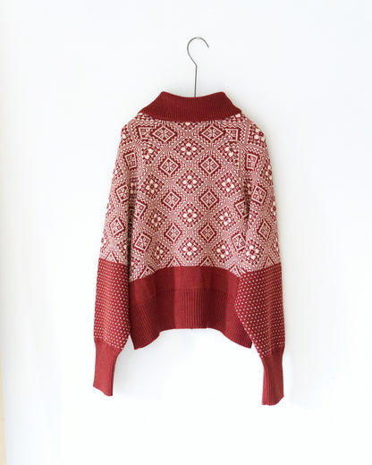 Memorial zip cardigan
