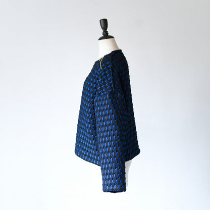 Quilted Jacquard pullover