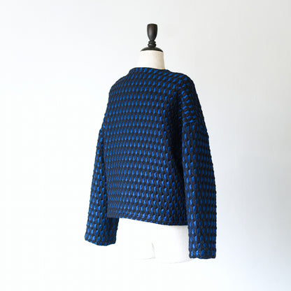 Quilted Jacquard pullover