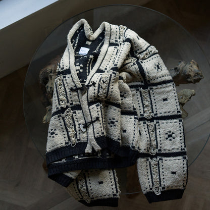 Blocked-Jacquard Jacket
