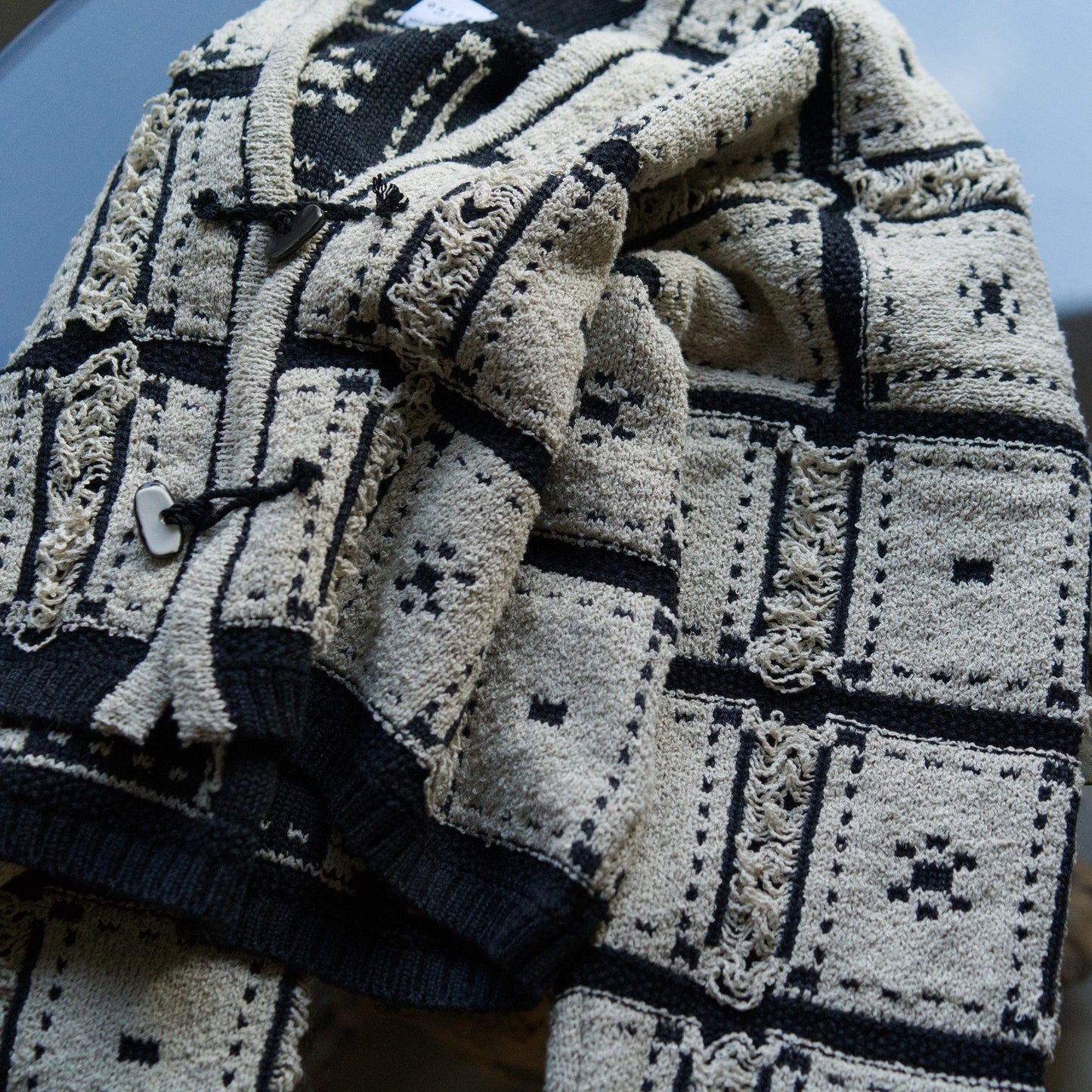 Blocked-Jacquard Jacket