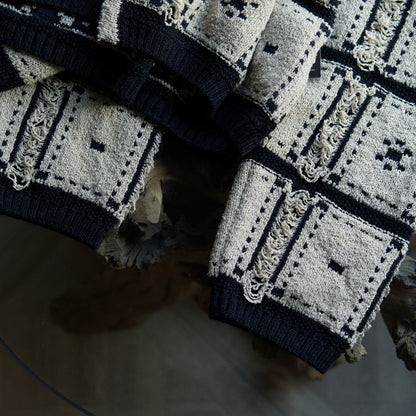 Blocked-Jacquard Jacket