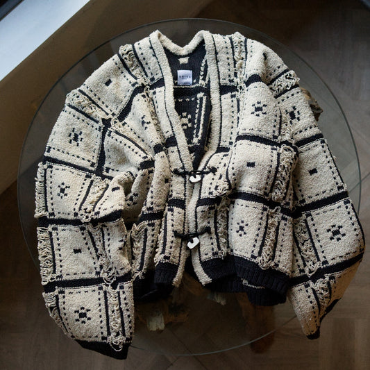 Blocked-Jacquard Jacket