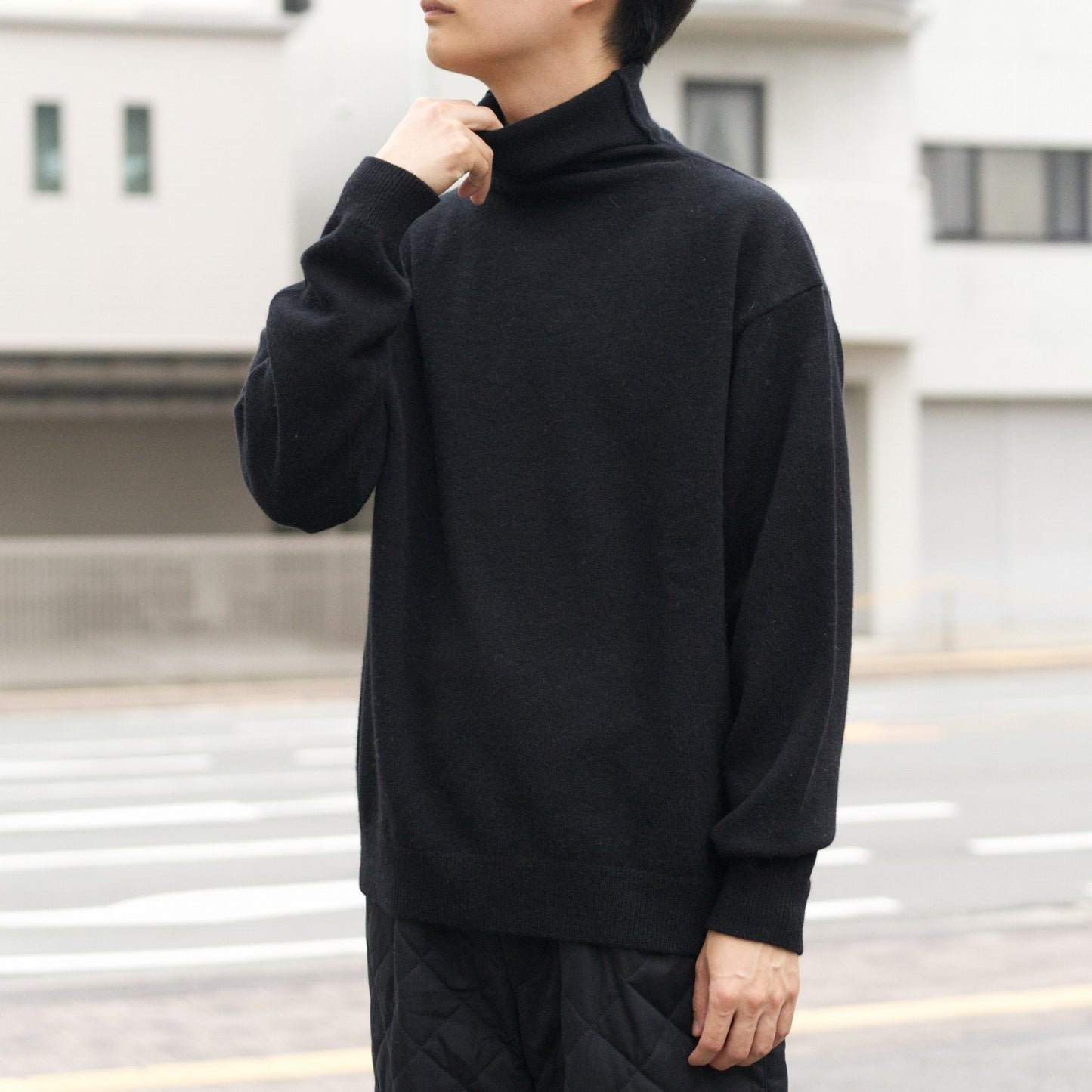 High Neck Knit