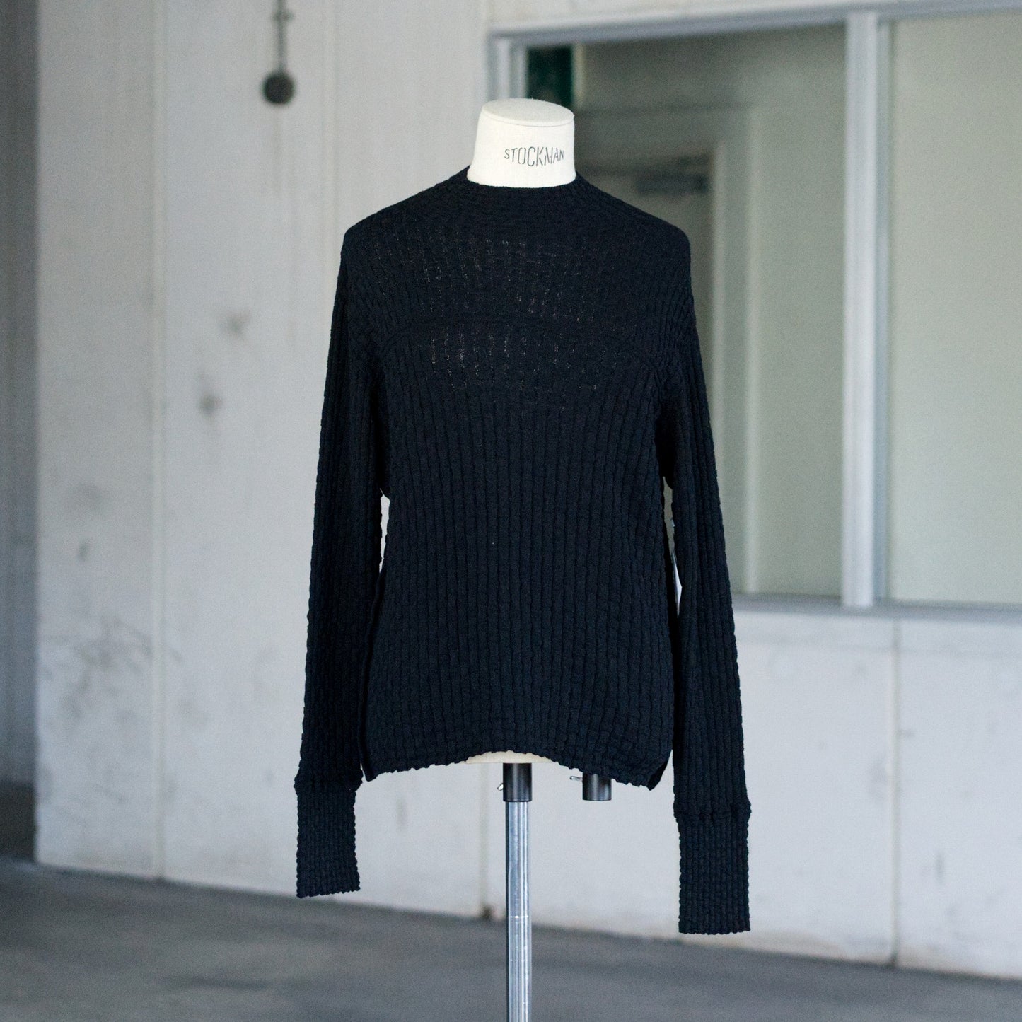 Cotton-boucle Basket Top