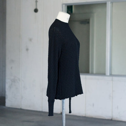Cotton-boucle Basket Top