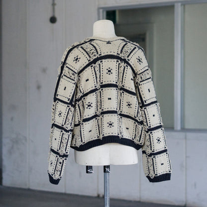 Blocked-Jacquard Jacket
