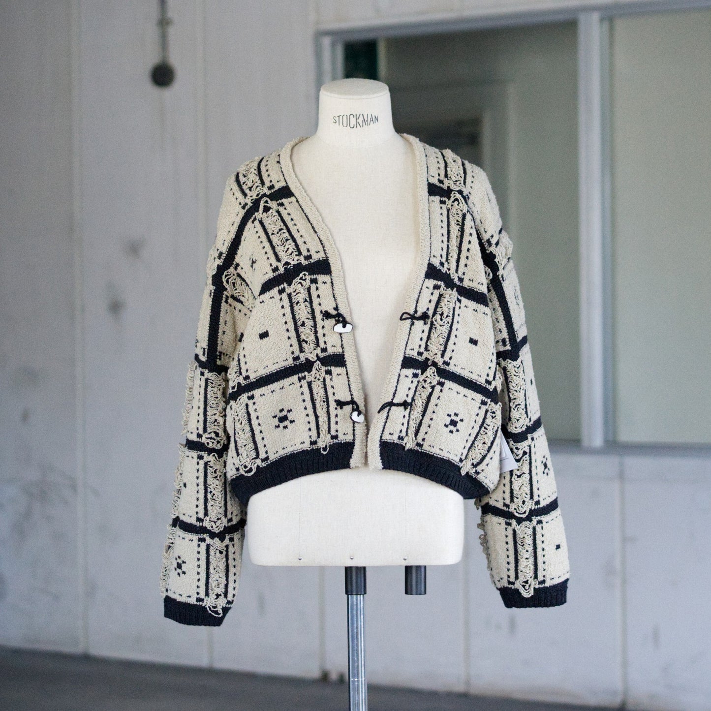 Blocked-Jacquard Jacket