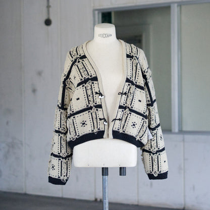 Blocked-Jacquard Jacket