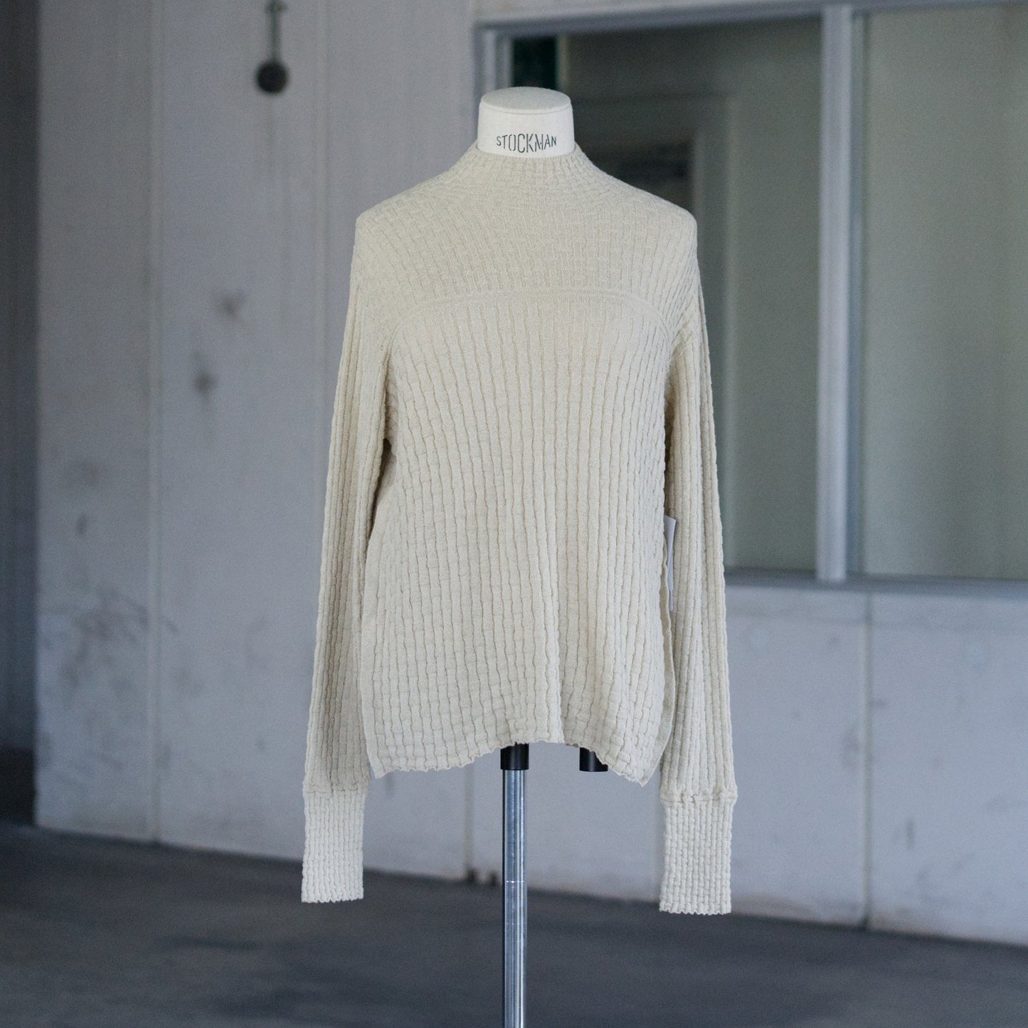 Cotton-boucle Basket Top