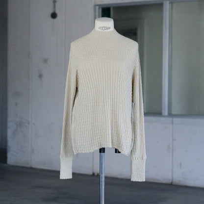 Cotton-boucle Basket Top
