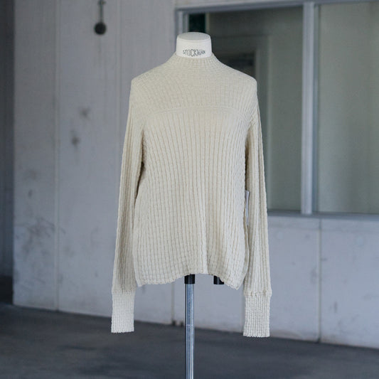 Cotton-boucle Basket Top