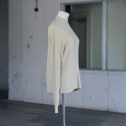 Cotton-boucle Basket Top