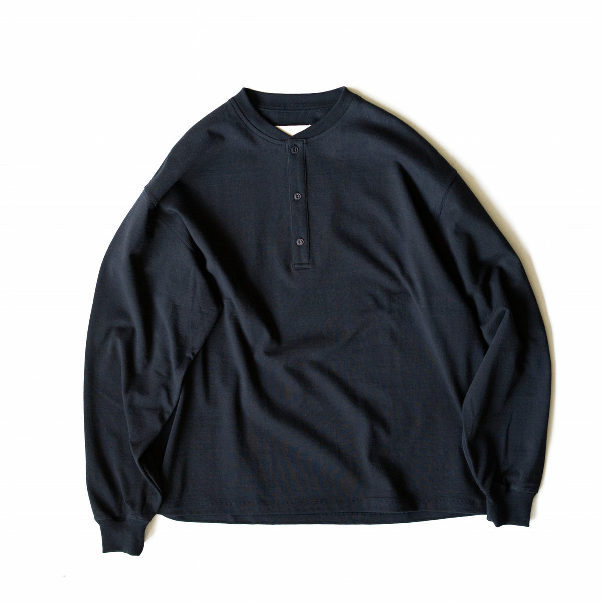 YOKO SAKAMOTO/ヨーコサカモト L/S Henley Neck -ajouter アジュテ