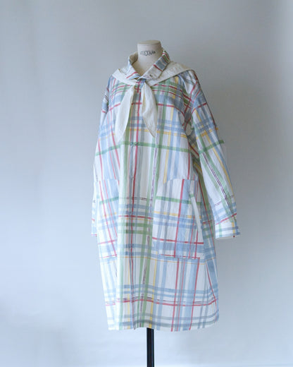 Merchant travelers coat - Handwritten map check