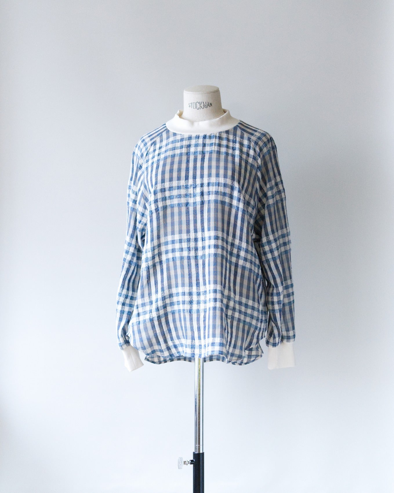 Washed Gingham Pullover