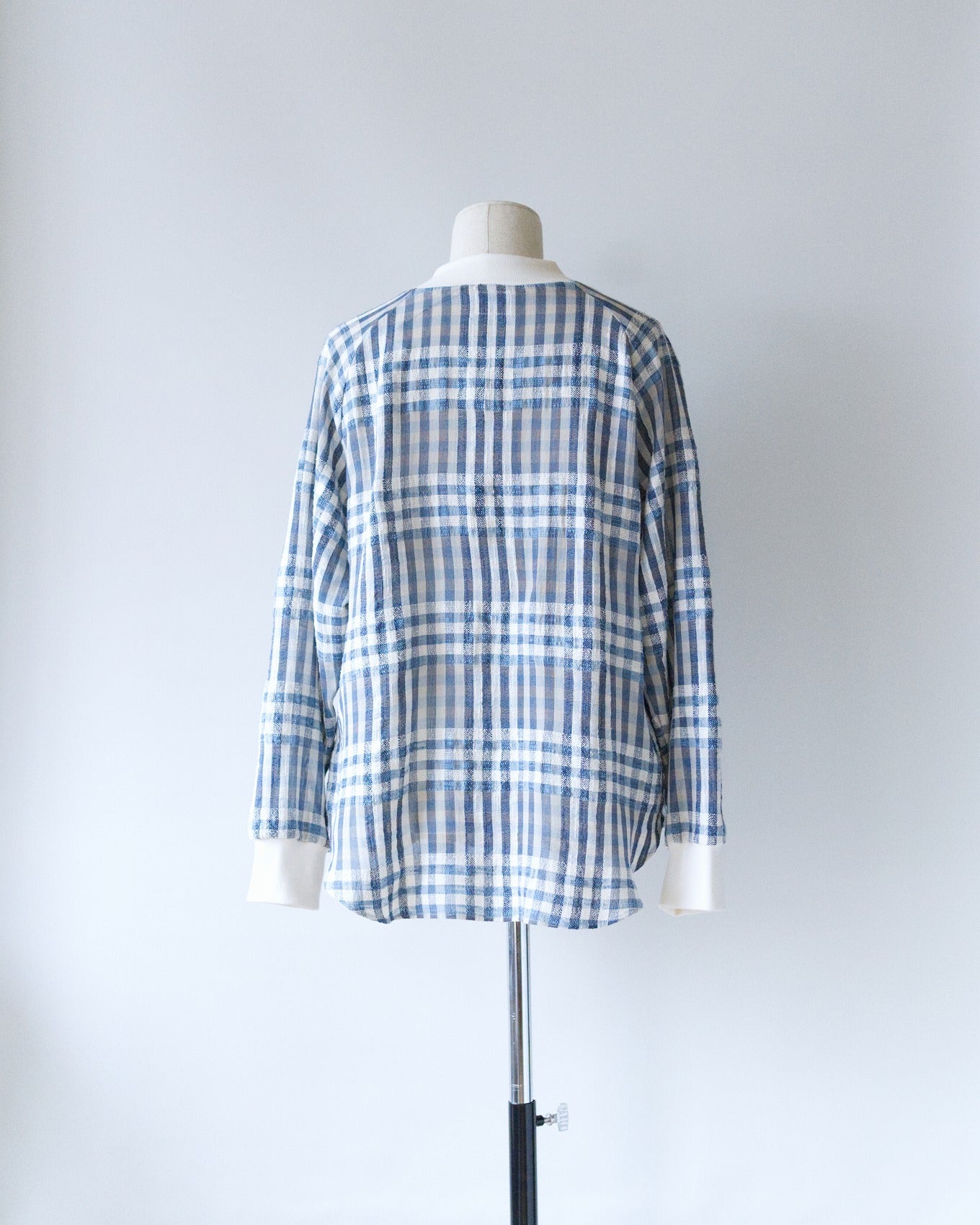 Washed Gingham Pullover
