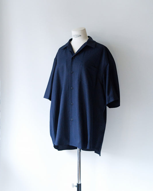 Open Collar S/S Shirt