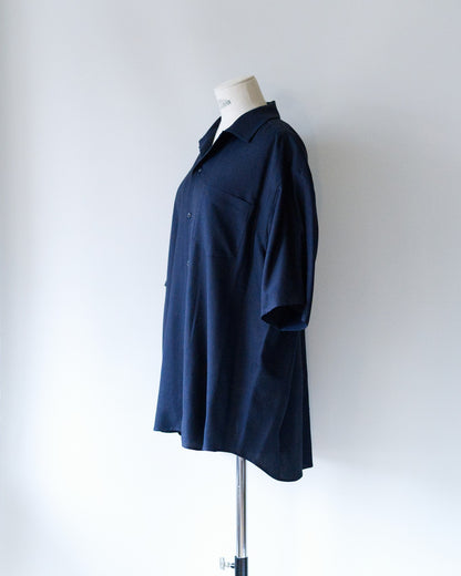 Open Collar S/S Shirt