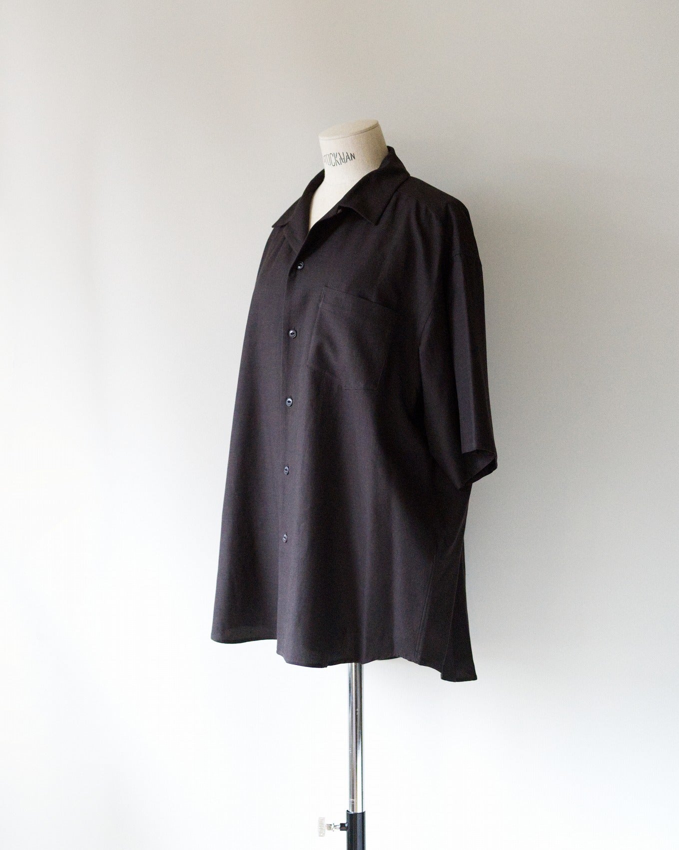 Open Collar S/S Shirt