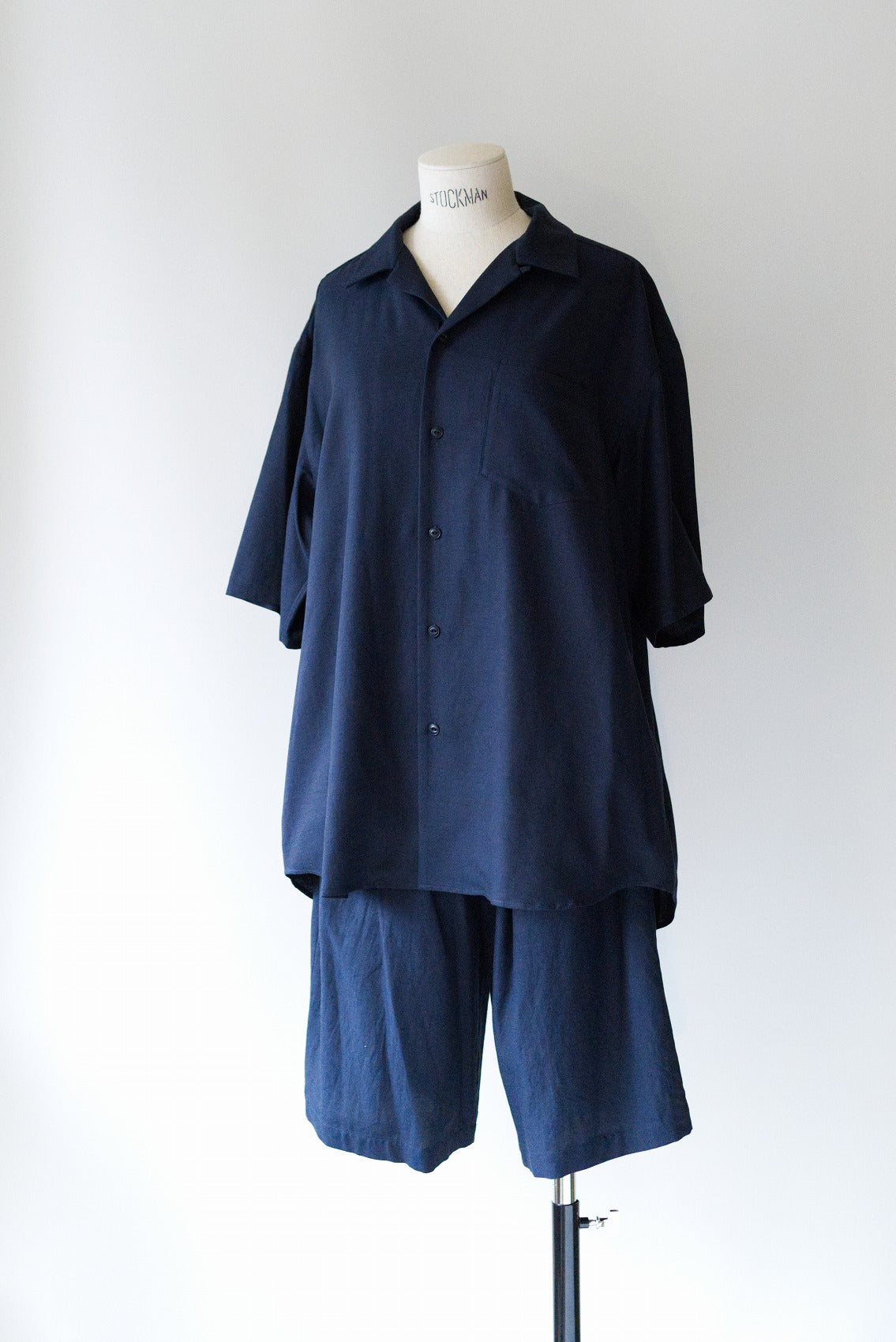 Open Collar S/S Shirt