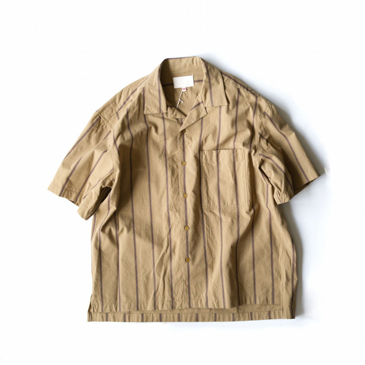 YOKO SAKAMOTO/ヨーコサカモト Open Collar Shirt -ajouter アジュテ 